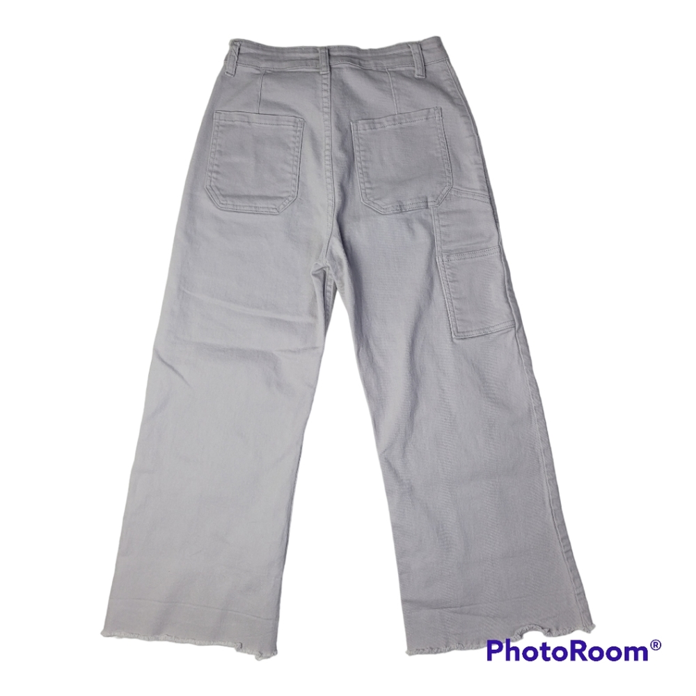 Signature 8 | Womens Wide Leg Crop Denim Pants - Picture 2 of 12